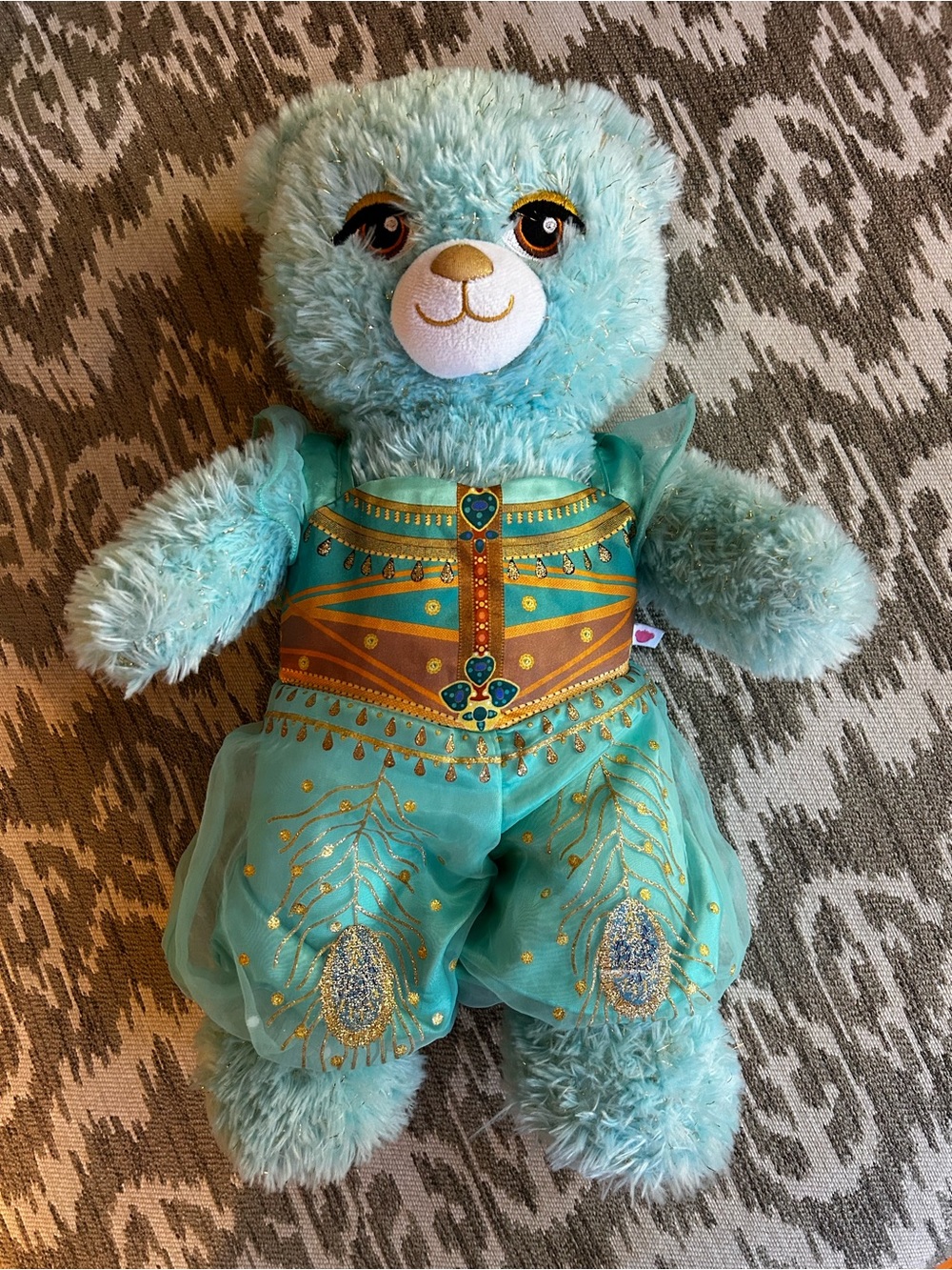 Build A Bear Workshop Disney Aladdin Princess Jasmine Plush Stuffed Animal BAB